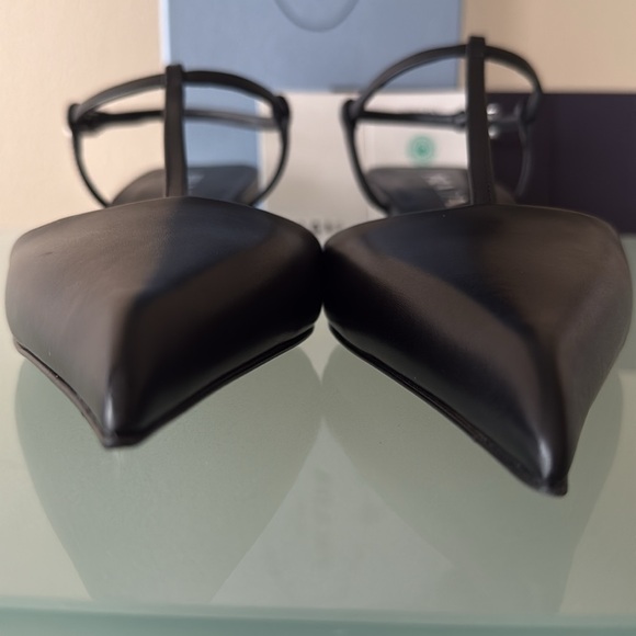 NIB PRADA Modellerie Pointed toe kitten Heel Slingback PUMP/shoes 8-8.5 US/38.5 - Picture 3 of 16